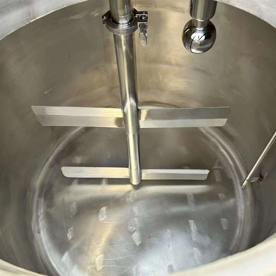 inside of milk cooling tank
