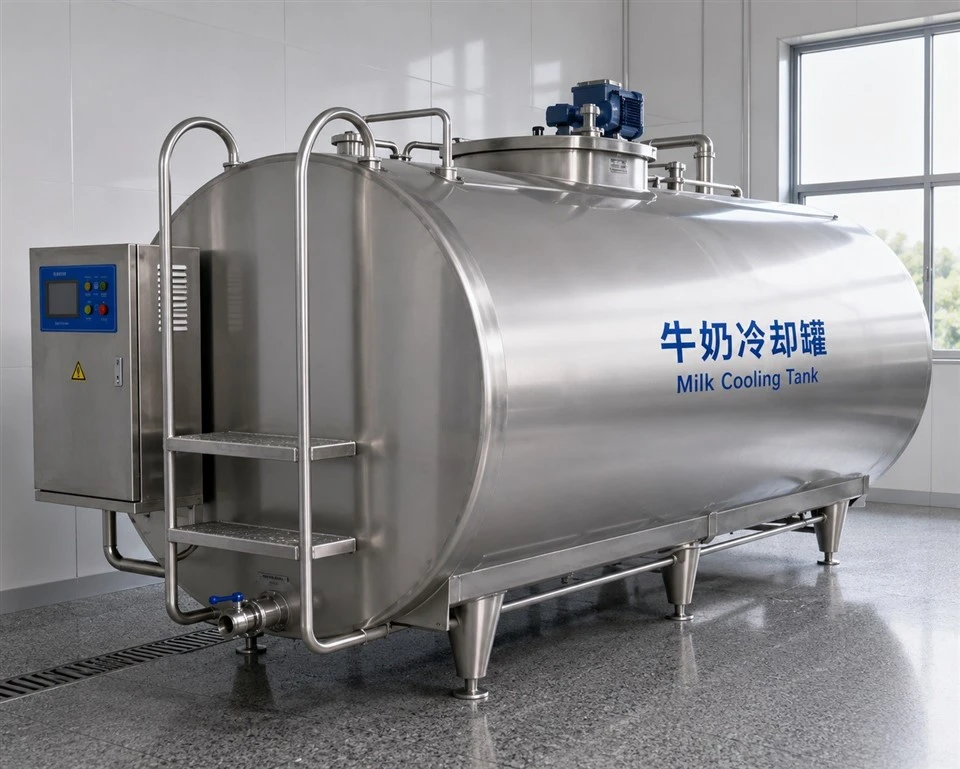 Horizontal Milk Chilling Tank
