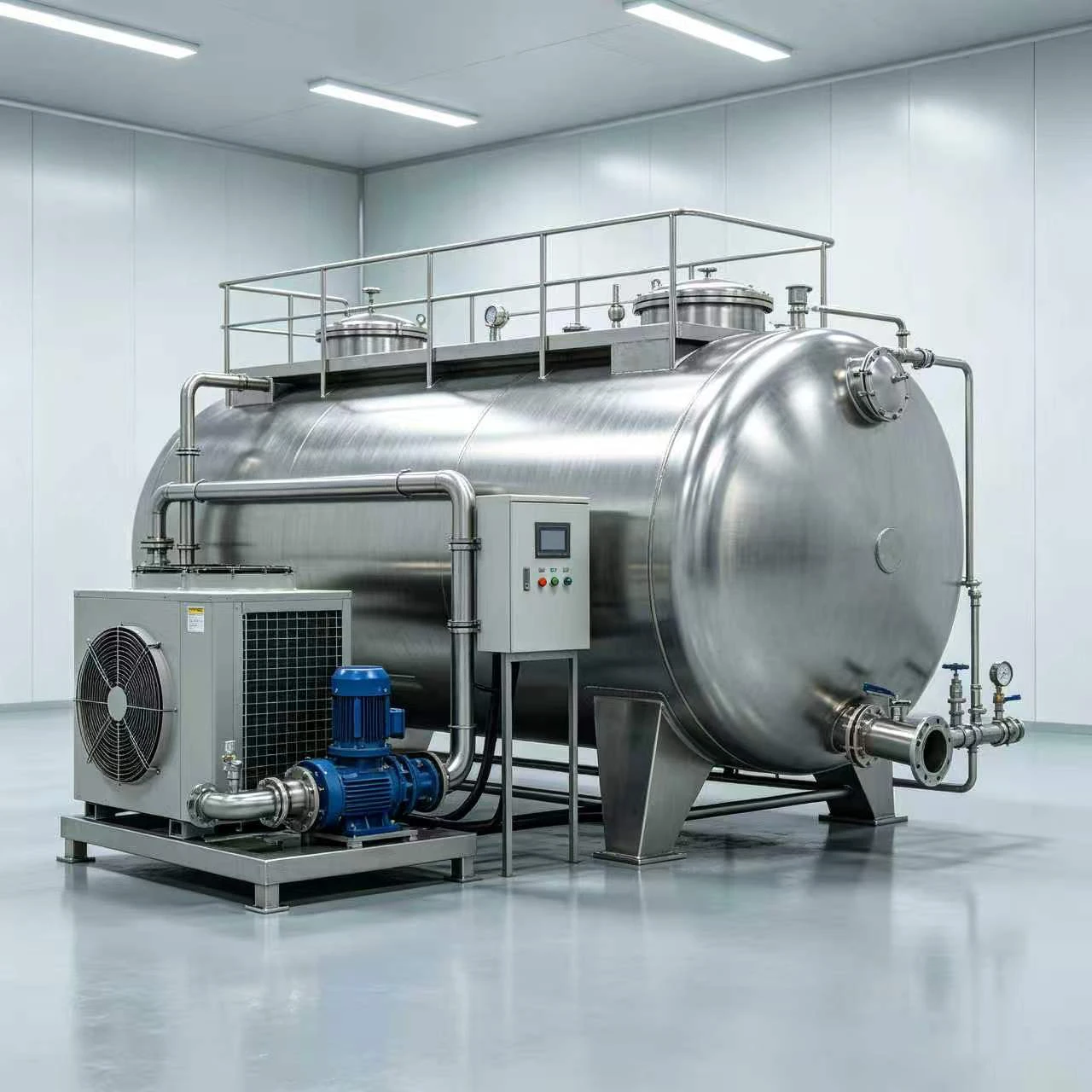 horizontal Milk Refrigeration Tank horizontal Milk Refrigeration Tank