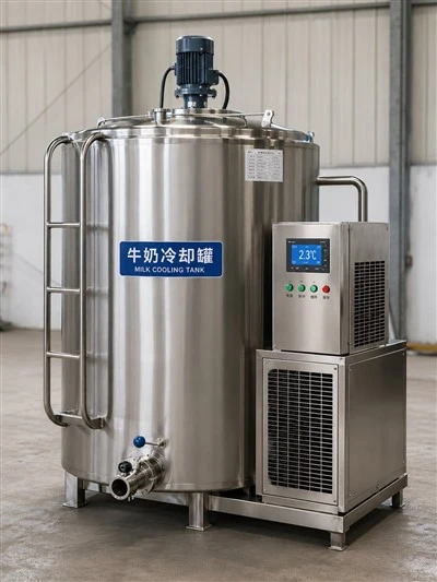 3000L Vertical Milk Cooling Tank